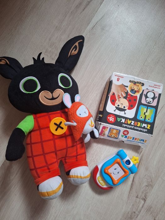 Zabawki: bing, telefon, puzzle