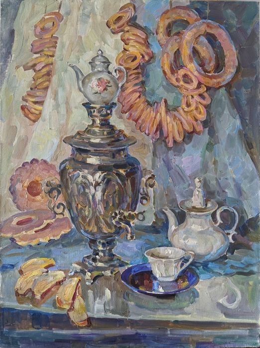 Живопис. Натюрморт. Полотно, олія
