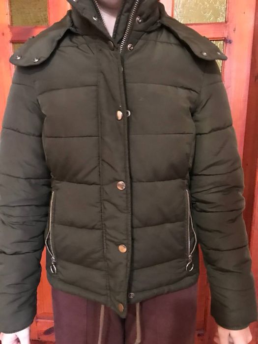 Куртка темно-зелена