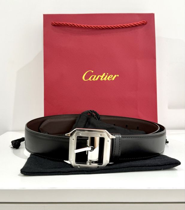 Чоловічий шкіряний ремінь у стилі Cartier Картьє