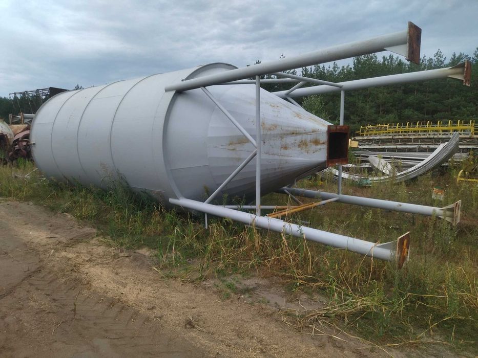 Silos lejowy 60 ton zbiornik cement popiół węzeł betoniarski zboże