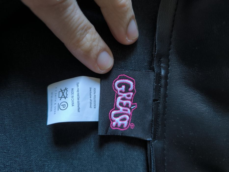 Smiffys Kurtka T-Birds Grease Jacket M czarna przebranie męska 50s 60s