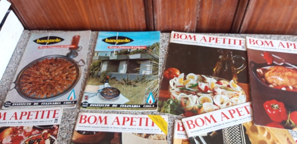 Conjunto de 10 Revistas Antigas Bom Apetite