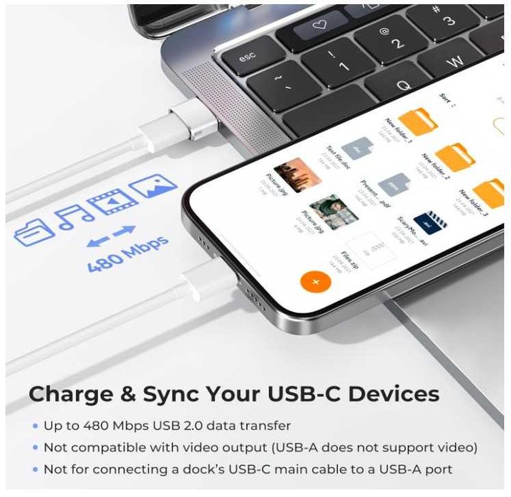 Adapter USB C do USB A Basesailor