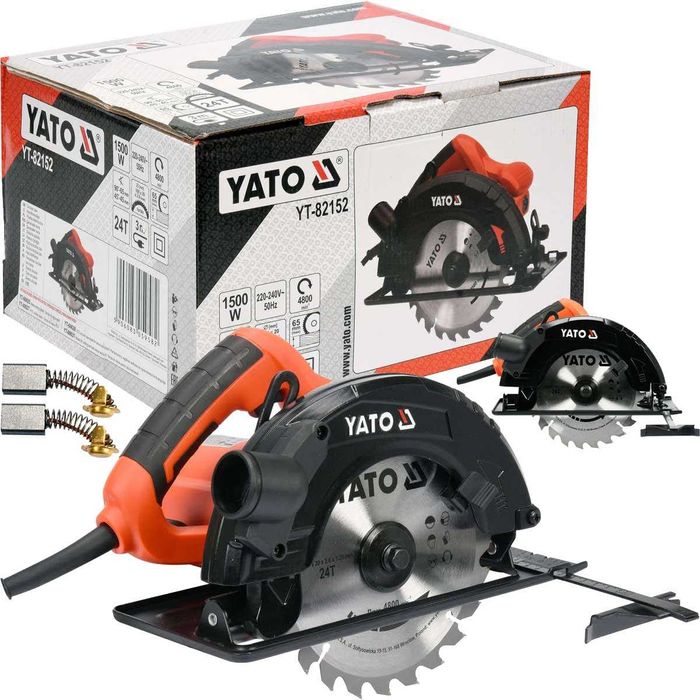 Pilarka tarczowa Yato 185mm 1500W do drewna 65mm