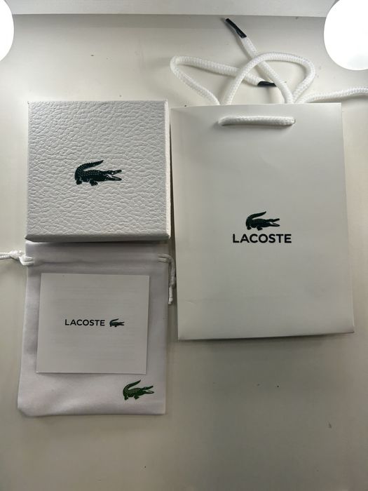 Bransoletka lacoste srebrna