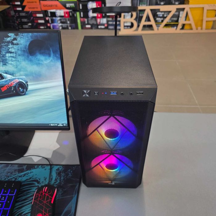 Комютер Intel Core i3-9100, 16GB DDR4, Sapphire RX 470, SSD 480GB