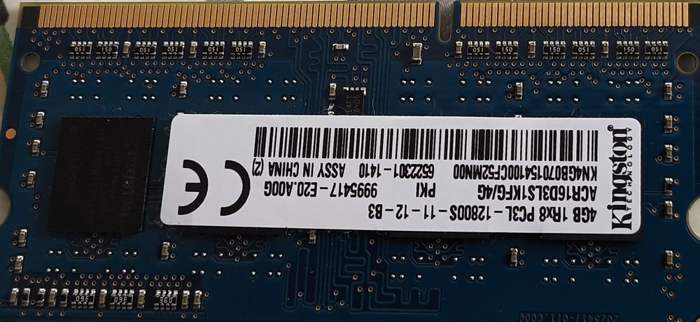 Pamięć RAM Kingston 4GB DDR3L 1600MHz SO-DIMM do laptopa
