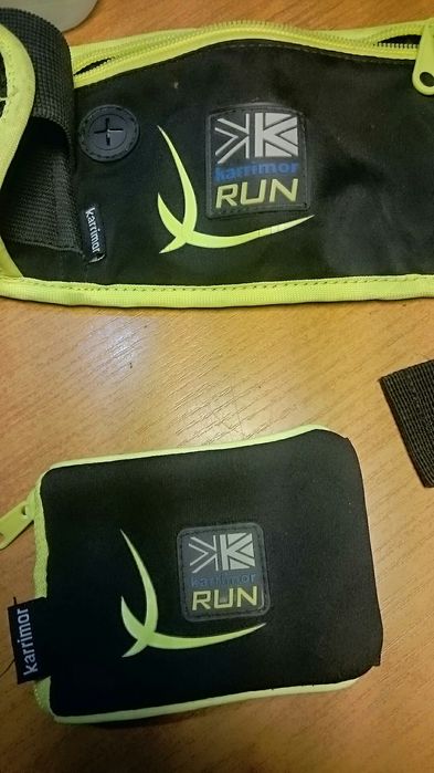 Pas do biegania Karrimor Run ( 2x butelki , kieszonka na tel , opaska na rękę z kieszenią )