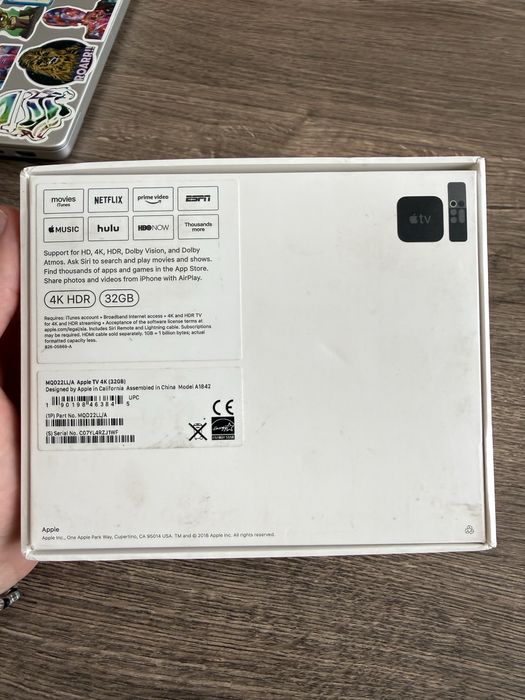 Apple TV 4K 32GB MQD22LL/A A1842 | Siri Remote | Повний комплект