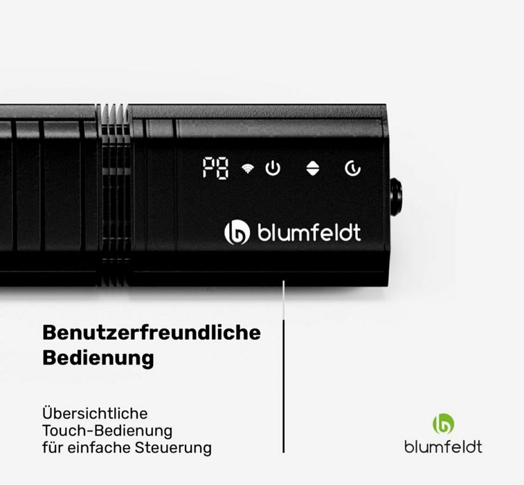 Продається інфрачервоний обігрівач BLUМFELDT + пульт.