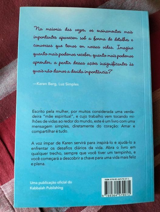 Livro: Luz Simples de Karen Berg