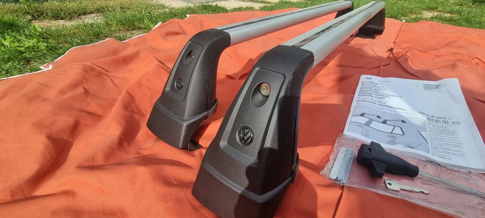 Bagaznik dachowy vw golf 7 oryginal alu