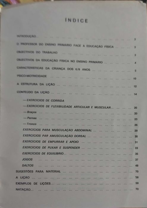 Educação Física , Ensino Primário, Livro