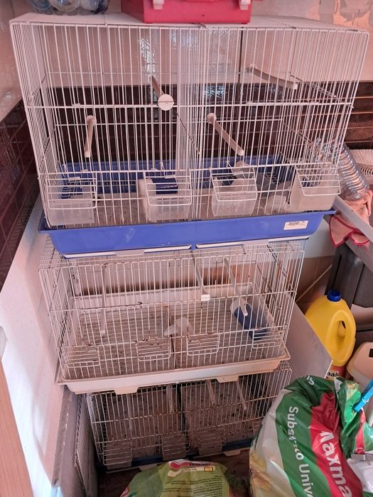 Gaiolas Duplas/ viveiros