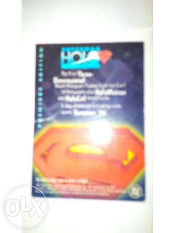 Carta holográfica rara super homem - portes gratuitos