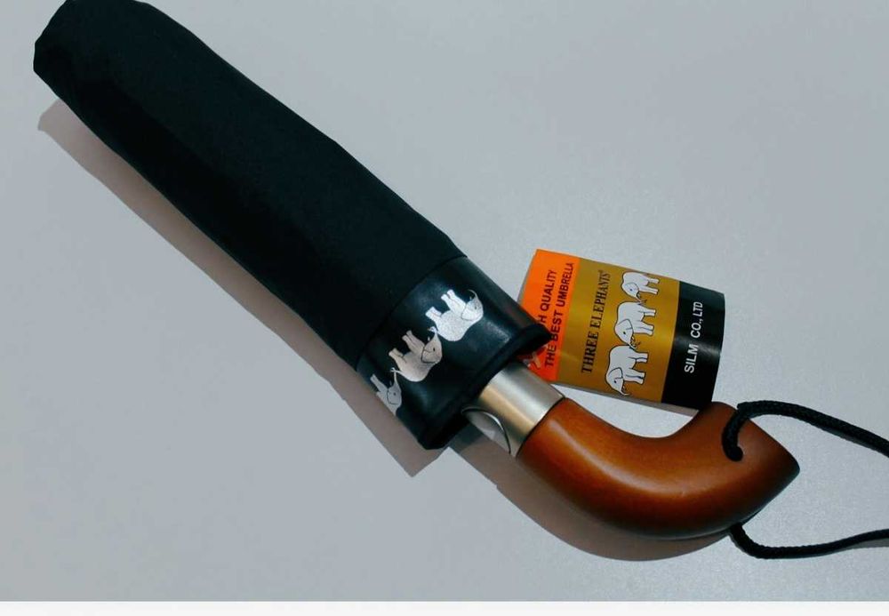 ЗОНТ ТРИ СЛОНА  Лидер Качества ПОЛУАВТОМАТ Парасолька Антиветер