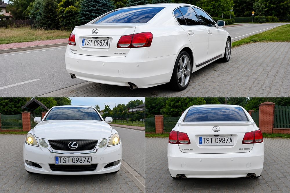 Lexus GS300*LIFT*3.0b-249 koni*Biała perła*Serwis ASO*prywatnie