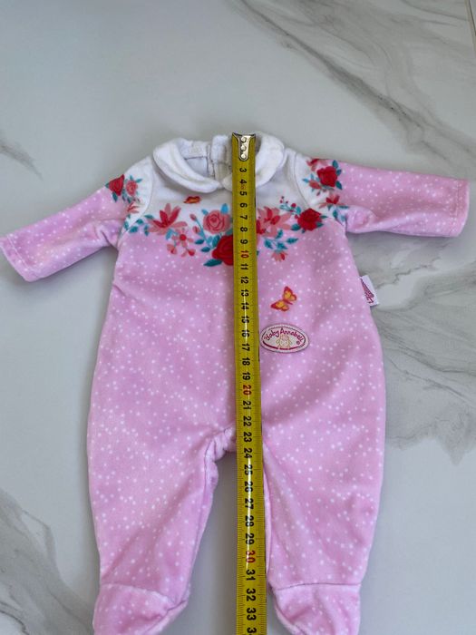 Одяг baby Annabell Zapf велюровий чоловічок комбінезон baby born 43 см