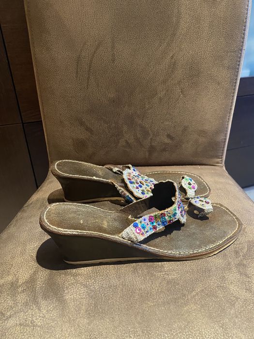 Beaded Flip-Flops64730290567041121