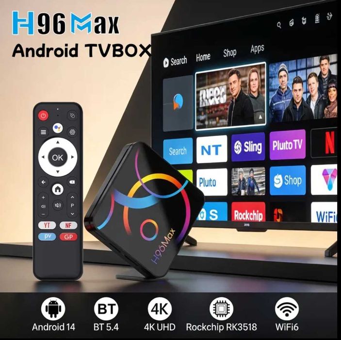 Смарт приставка H96MAX нова