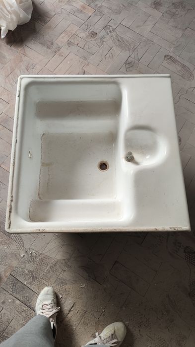 Base de Duche / Poliban Antigo em Ferro Fundido Esmaltado - Fundição d