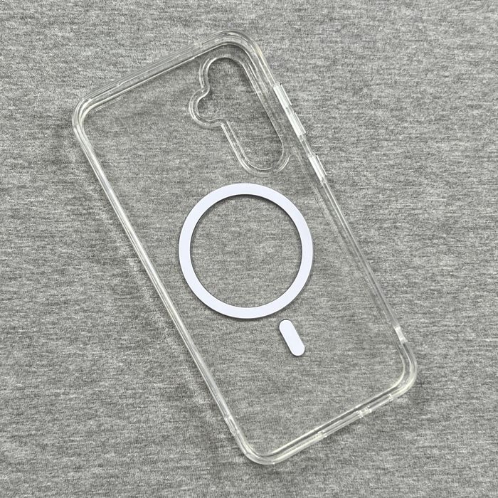 Прозорий чохол Wave з MagSafe для Samsung S26/S25/S24 | УСІ МОДЕЛІ / ПРЕМІУМ !
