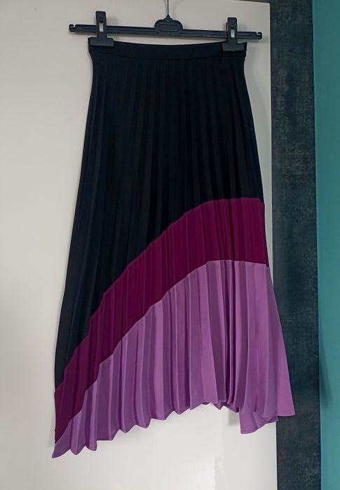 Plisowana spódnica Boho scandi slow retro