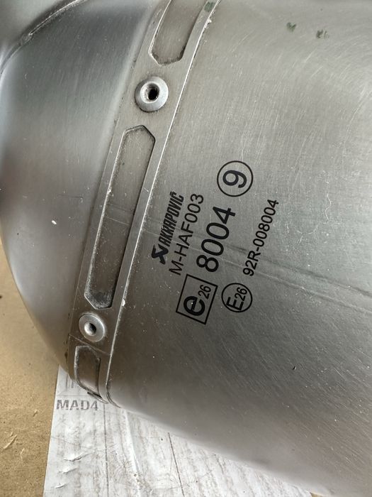 Escape Akrapovic Titanium MT07 / Tracer 700