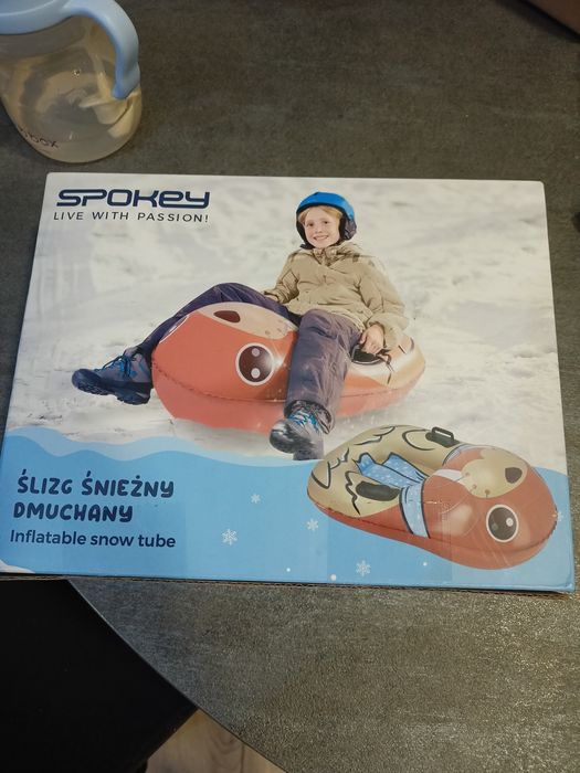 Spokey ślizg śnieżny dmuchany mors dmuchane sanki