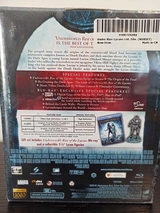 Underworld Rise of the Lycans - Edição de Colecionador com Estátua