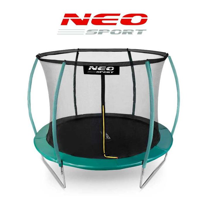 Батут 252 см з внутрішньою сіткою ! АКЦІЯ ! Neo-Sport внутрішня сітка батут дитячий батут для фітнесу батут детский