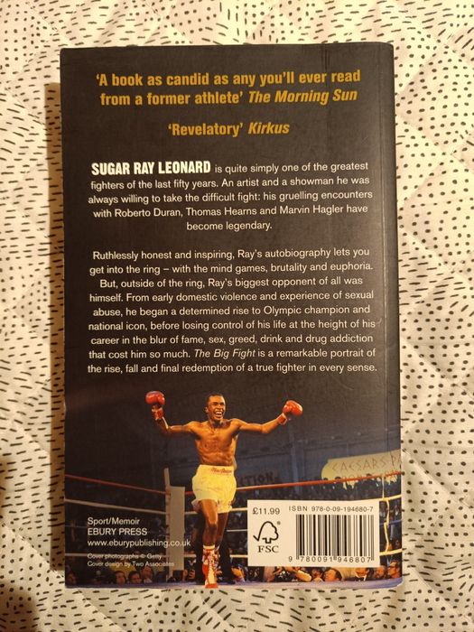 Livro "Sugar Ray Leonard - The Big Fight", Autobiografia (portes gráti