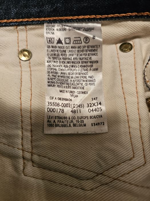 Rewelacyjne Jeansy Levi's 508 W33 L34 slim