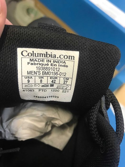 Кроссовки Columbia Trailstorm Waterproof (BM0156-012) оригинал