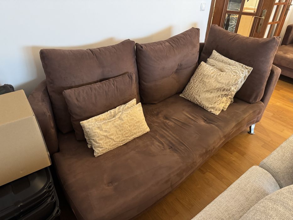 Sofa 2 modulos caramelo