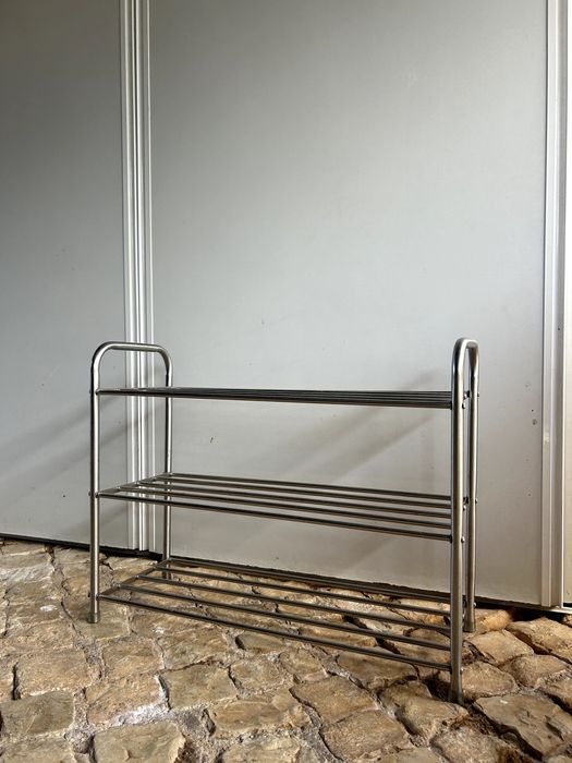 Sapateira / Estante de Metal com 3 Prateleiras