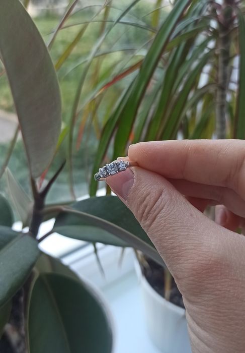 Срібне колечко, розмір 15,5