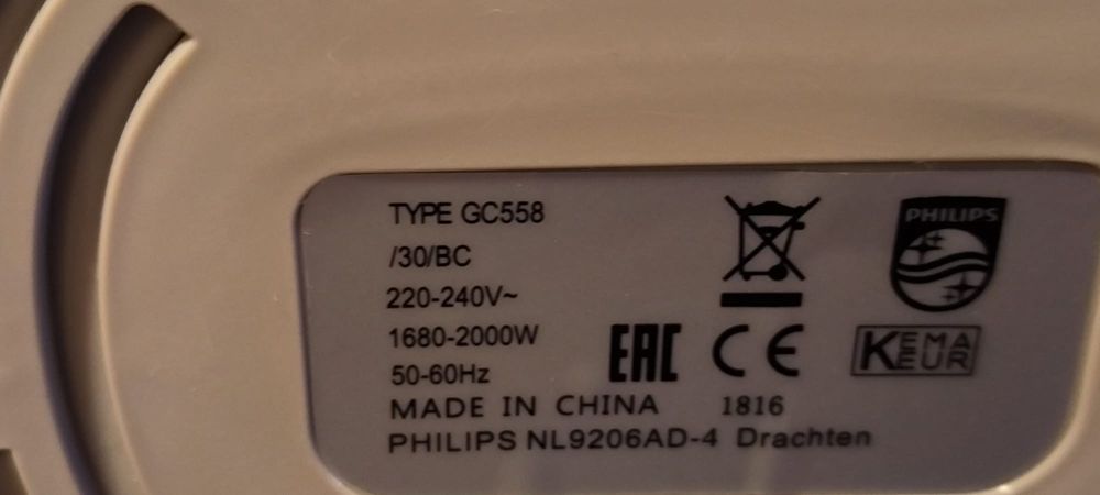 Parownica do ubrań (Steamer) PHILIPS GC558/30