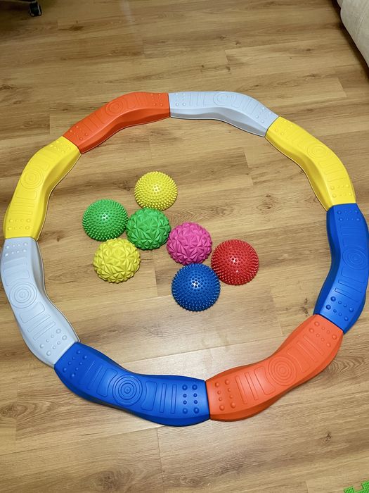 Балансувальна доріжка напівсфери масажні балансувальні дитячі