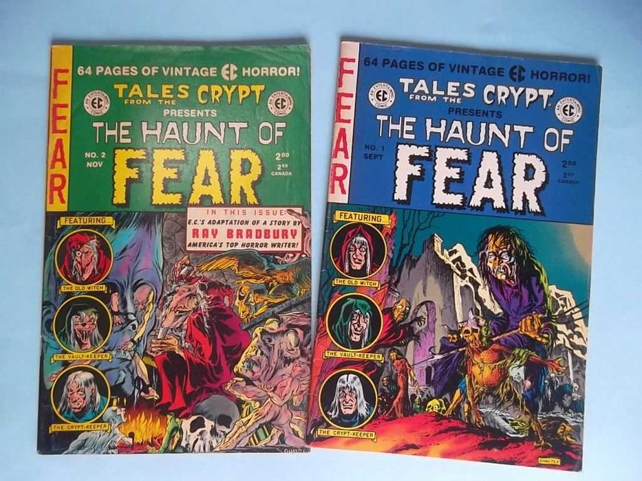 THE HAUNT OF FEAR No. 1 e 2 - EC Comics (reprint 1991)