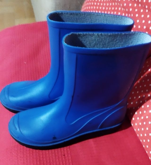 Niebieskie kalosze dziecięce 35