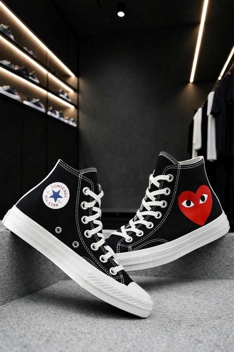Кеди чоловічі Converse Chuck Taylor Garcons PLAY мужские кеды конверс гарсон