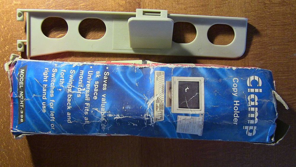 Холдер, держатель бумаги A4 на Монитор.. Clamp copy holder HT-398