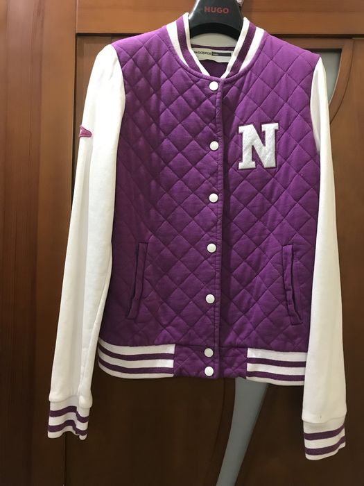 Стьобана куртка-бомбер New Balance (оригінал) / Бейсбольна куртка