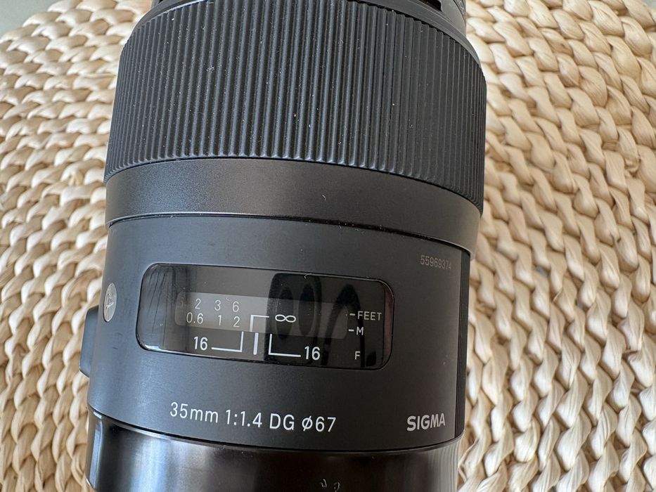 Sigma Art 35 mm f1.4 mocowanie canon EF