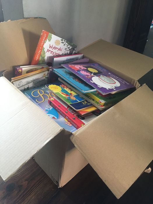 18 kg książek dla dzieci Peppa Kubuś Puchatek Wielki cały karton