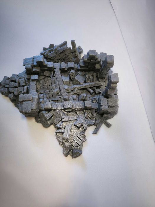 Ruina kaplicy Makieta Diorama RPG D&D