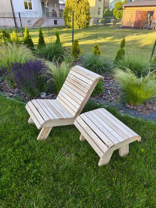 Fotel leżak ogrodowy