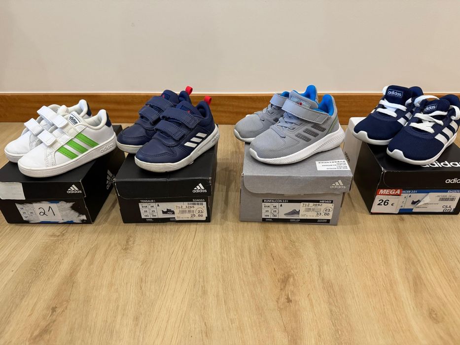 Sapailhas de crianca marca adidas